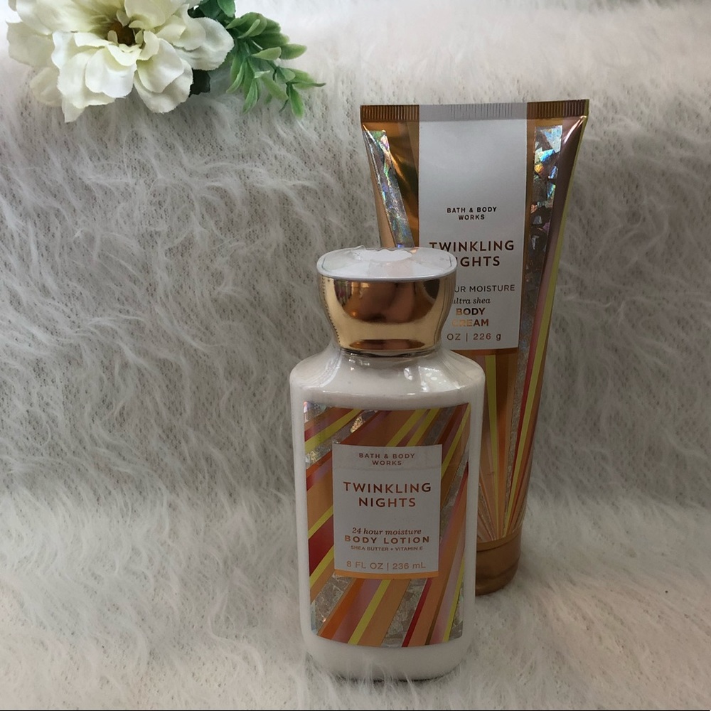 NWT Twinkling Lights Body Cream & Lotion